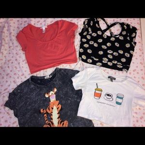 4 stylish crop tops !